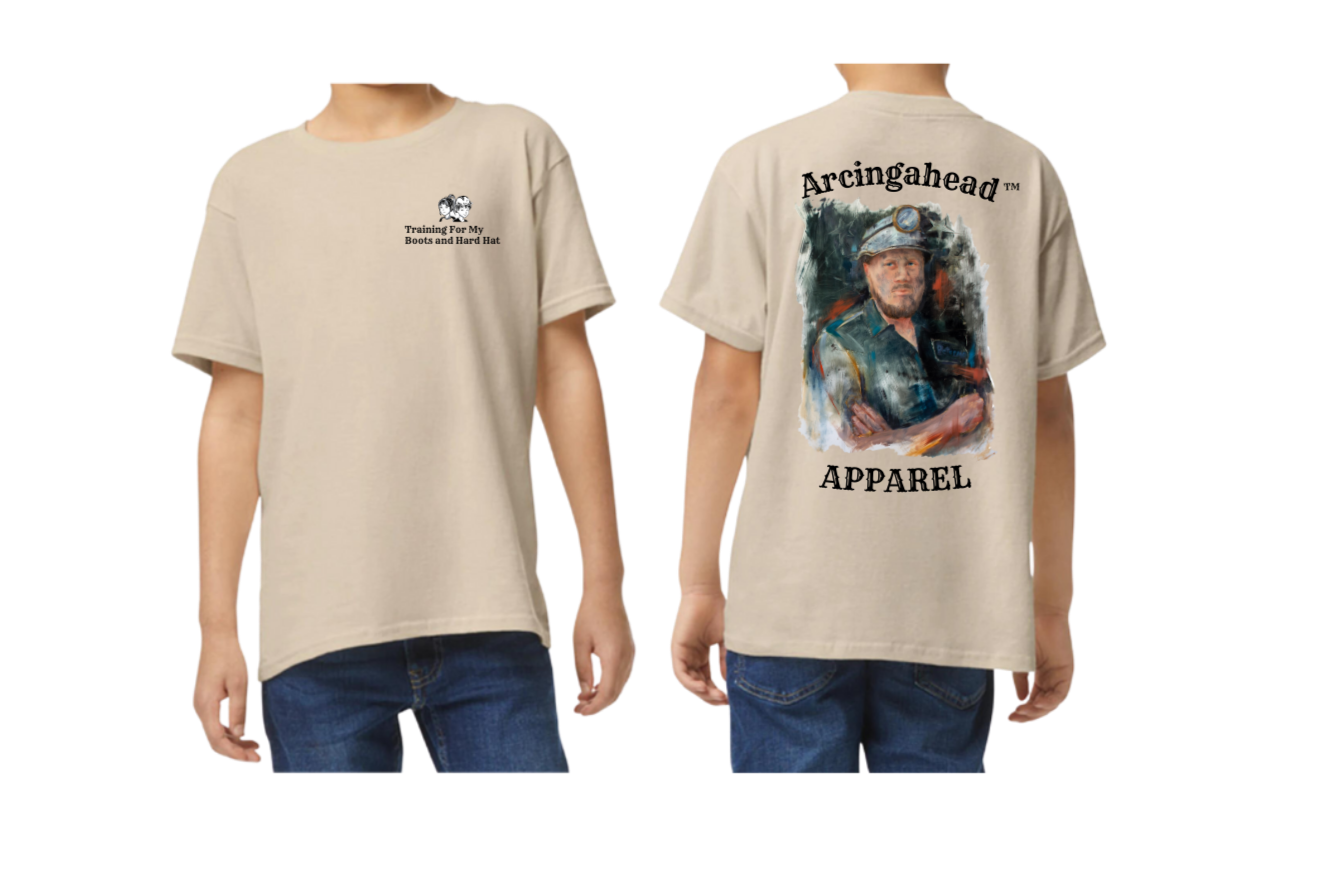 Camiseta Minero de manga corta Unisex para niños