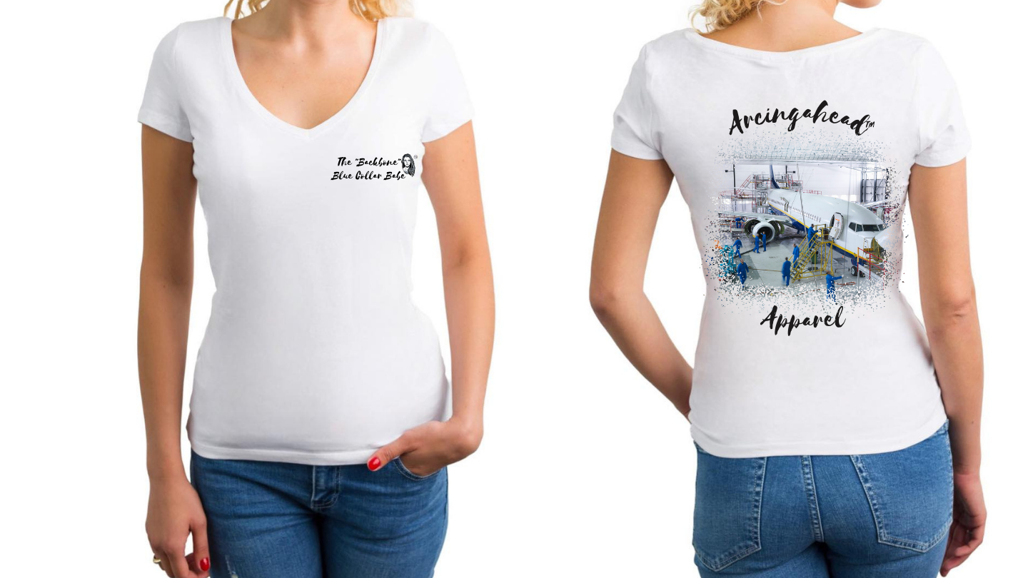 Aviation Tech "babe" T-shirt