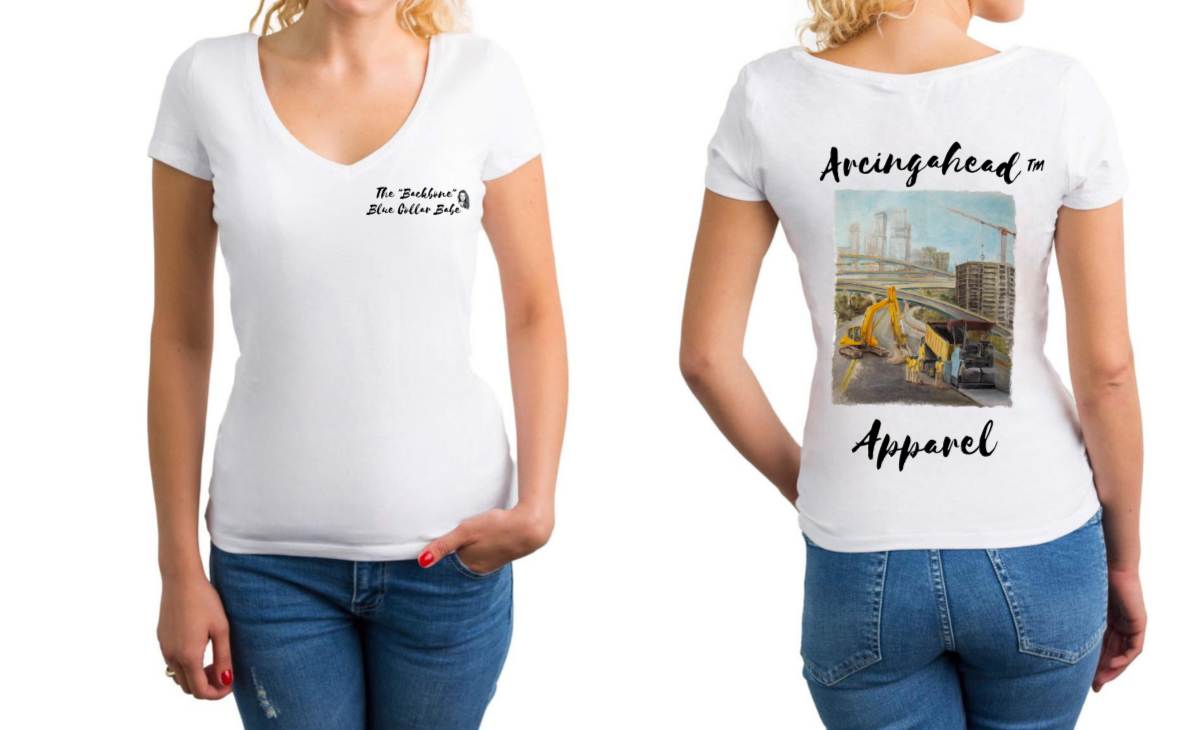 Road Construction Worker "babe" T-shirt