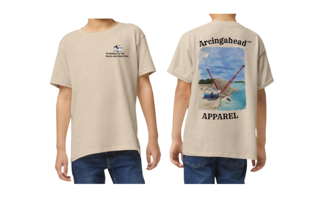 Camiseta Dragline de manga corta unisex para niños