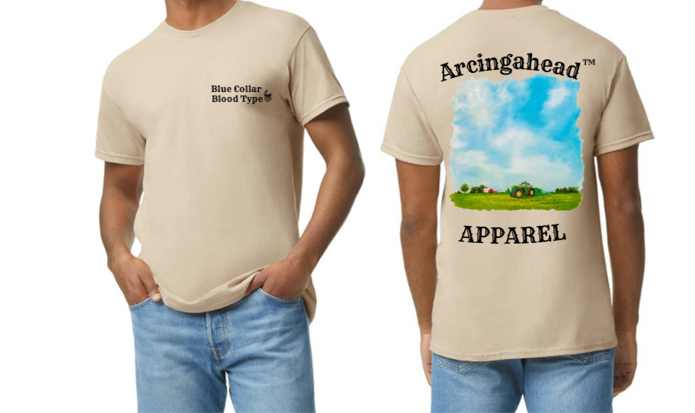 farming and agriculture sand mens tee shirt