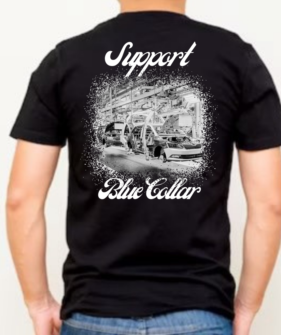 Car Manufacturer T-shirt (cursive)
