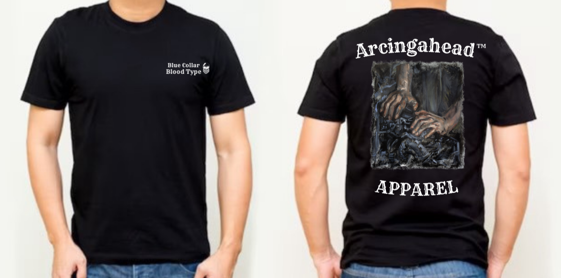 mechanic black mens tee shirt
