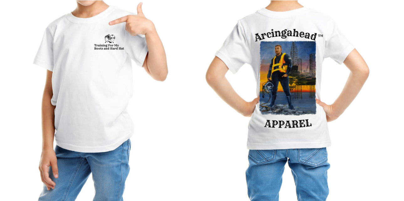 Camiseta unisex de manga corta Offshore Oil Rig para niños