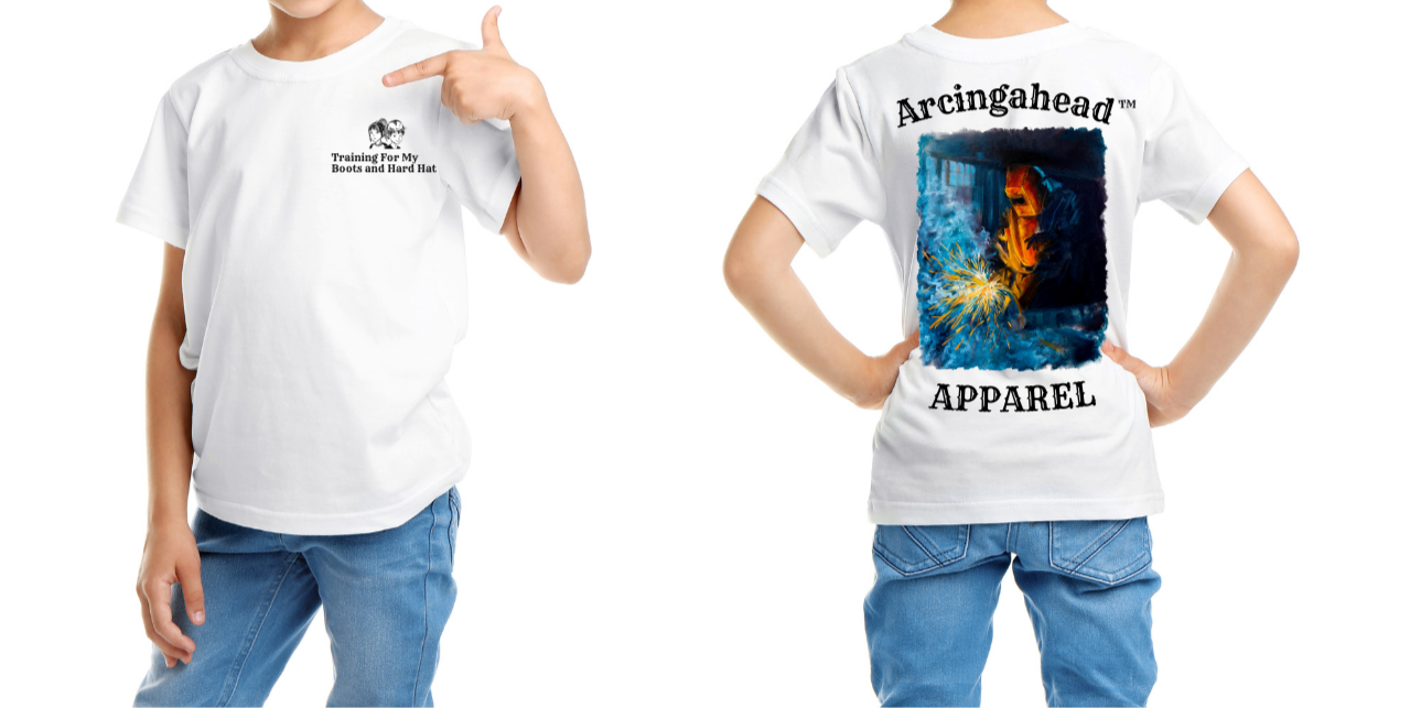 Kid's Unisex "male" Welder t-shirt
