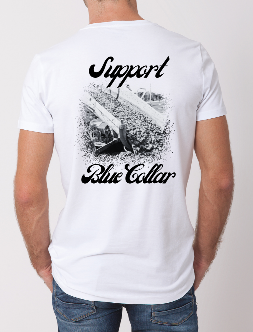 Concrete Worker T-shirt (cursive)