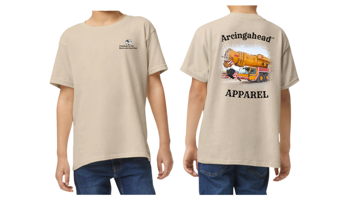 Kid's unisex crane operator t-shirt