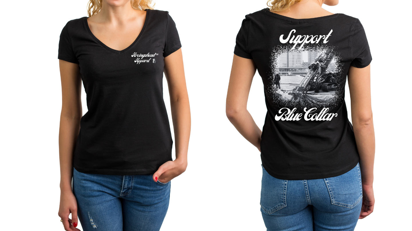 Directional Drilling "babe" T-shirt (cursive)