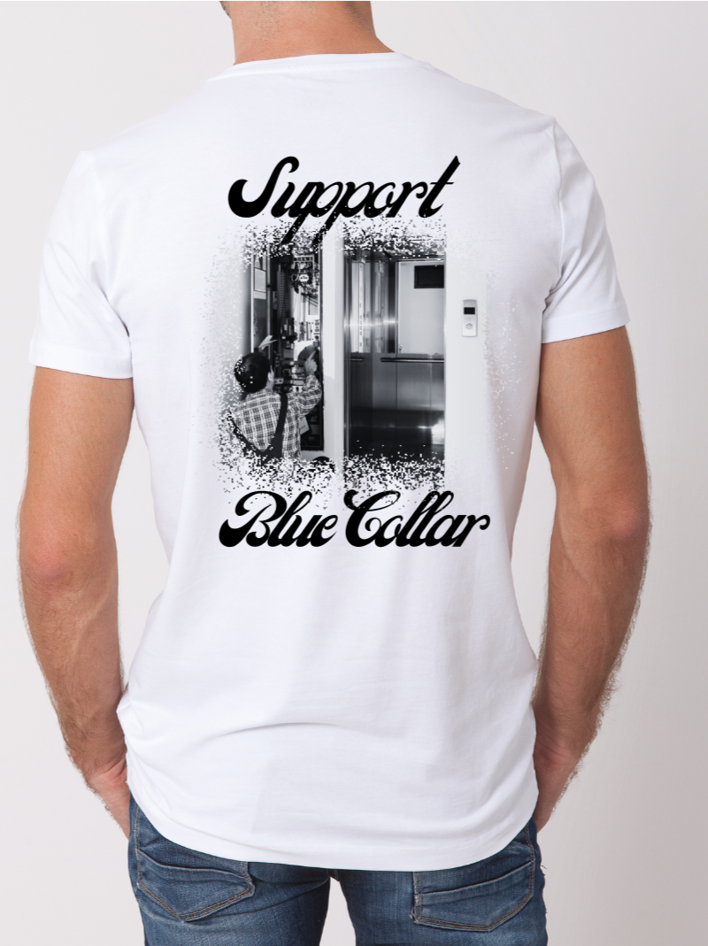 Elevator Technician T-shirt (cursive)