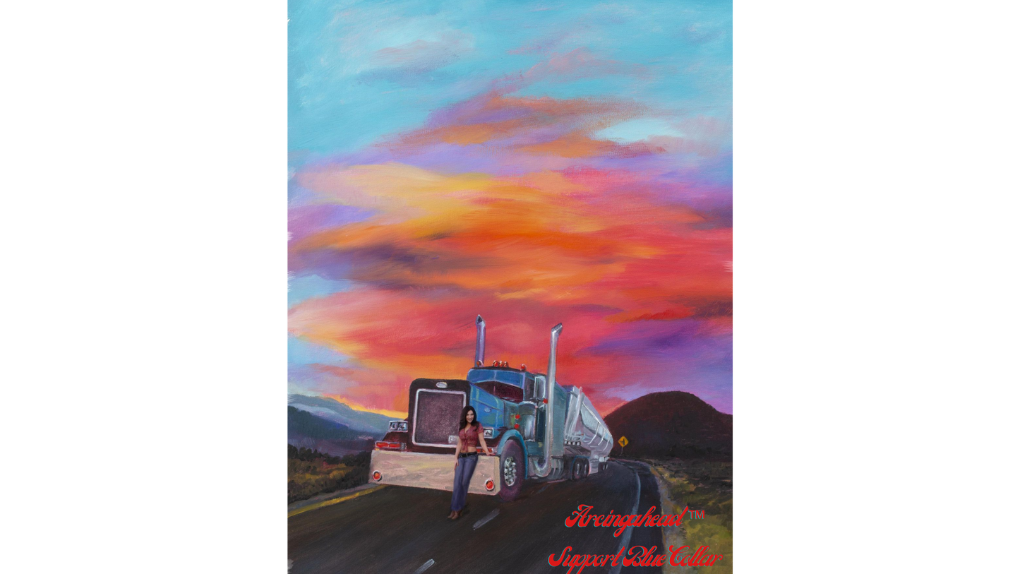 Female Trucker 20oz Tumbler