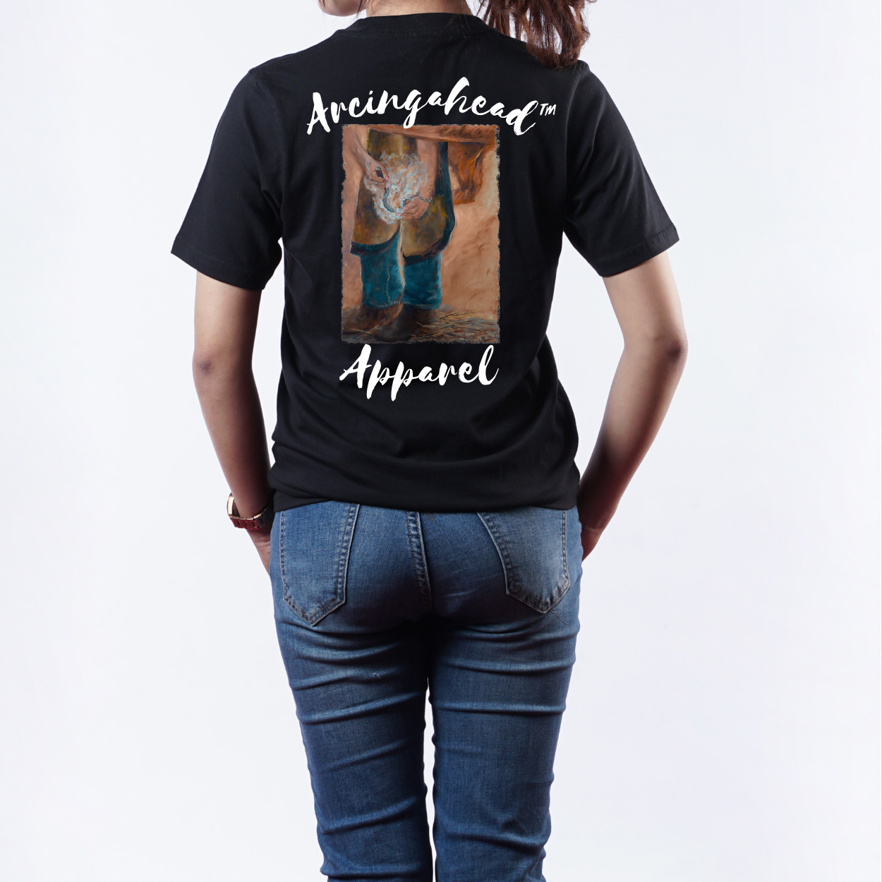 Camiseta mujer Ferrier negra