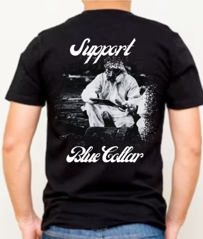 Hazardous Materials Worker T-shirt (cursive)
