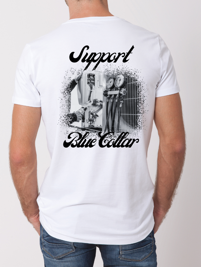 HVAC T-shirt (cursive)