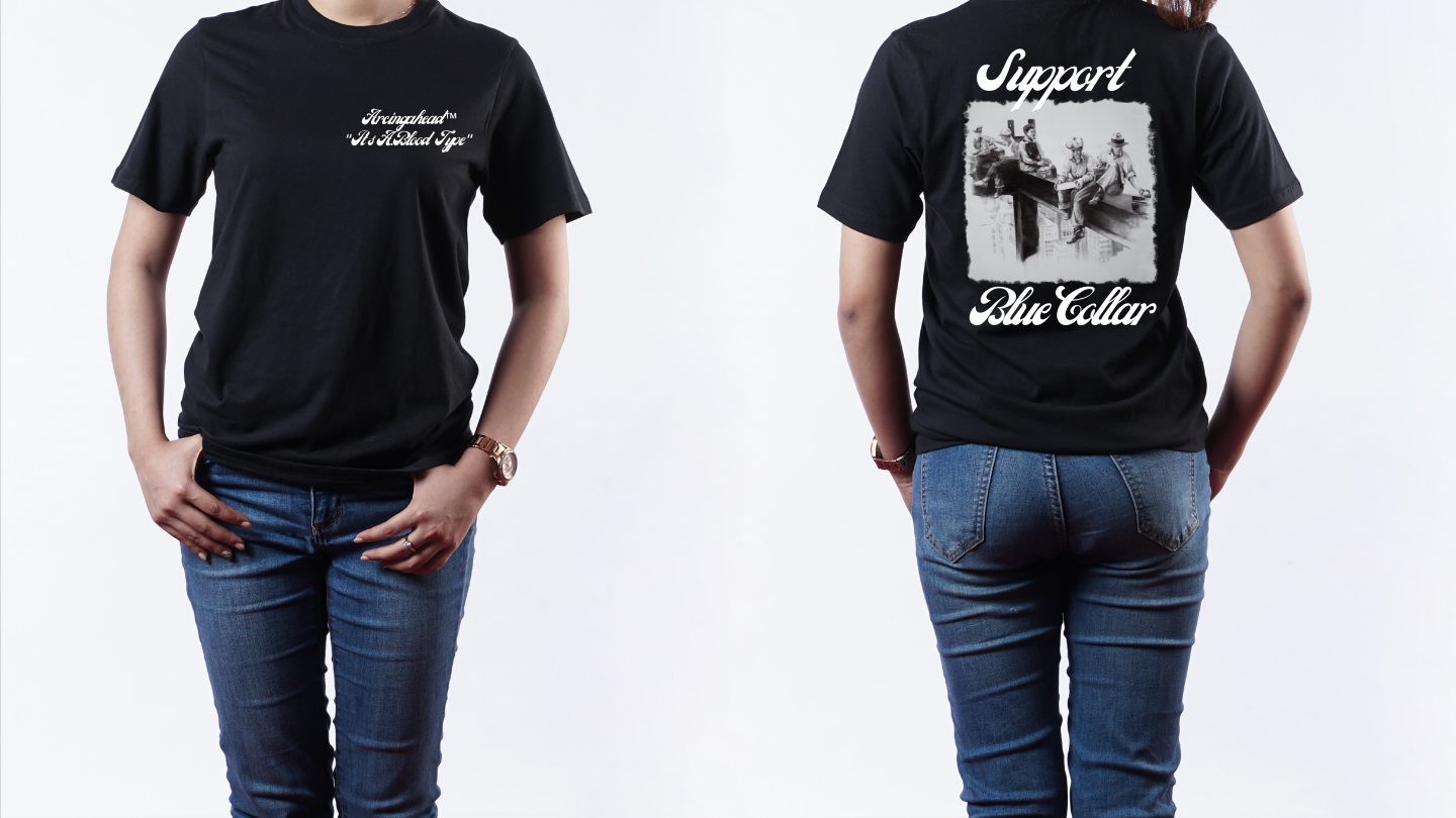 Women's Iron Worker T-shirt (cursive)