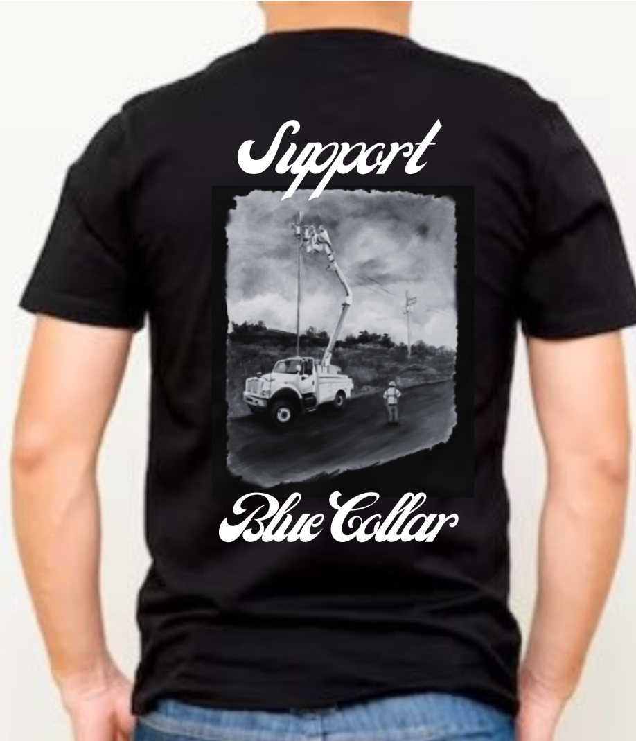 Lineman T-shirt (cursive)