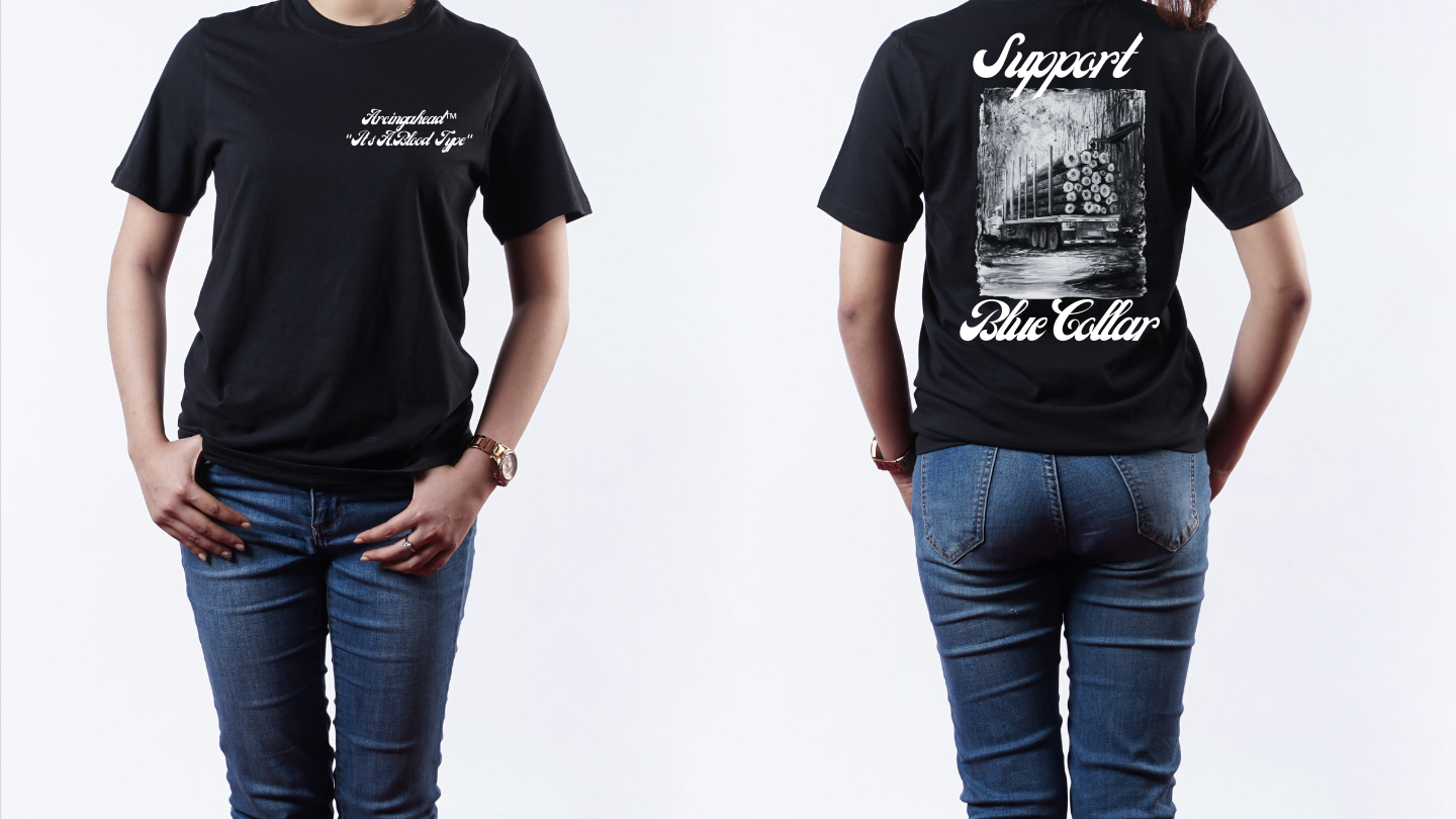 Women's Logger T-shirt (cursive)