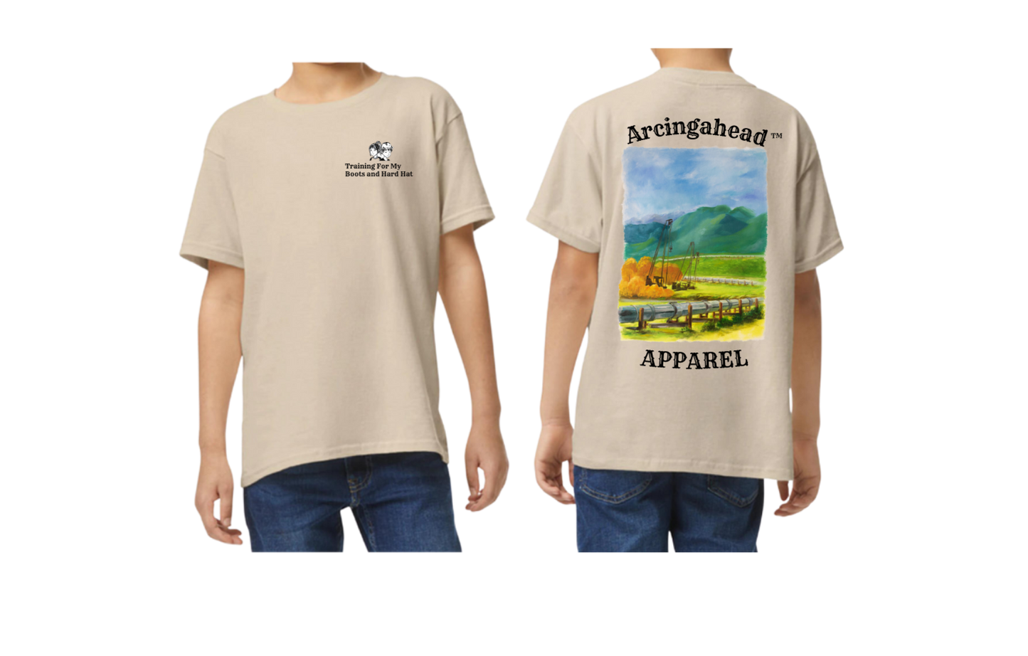 Camiseta Pipeline de manga corta unisex para niños