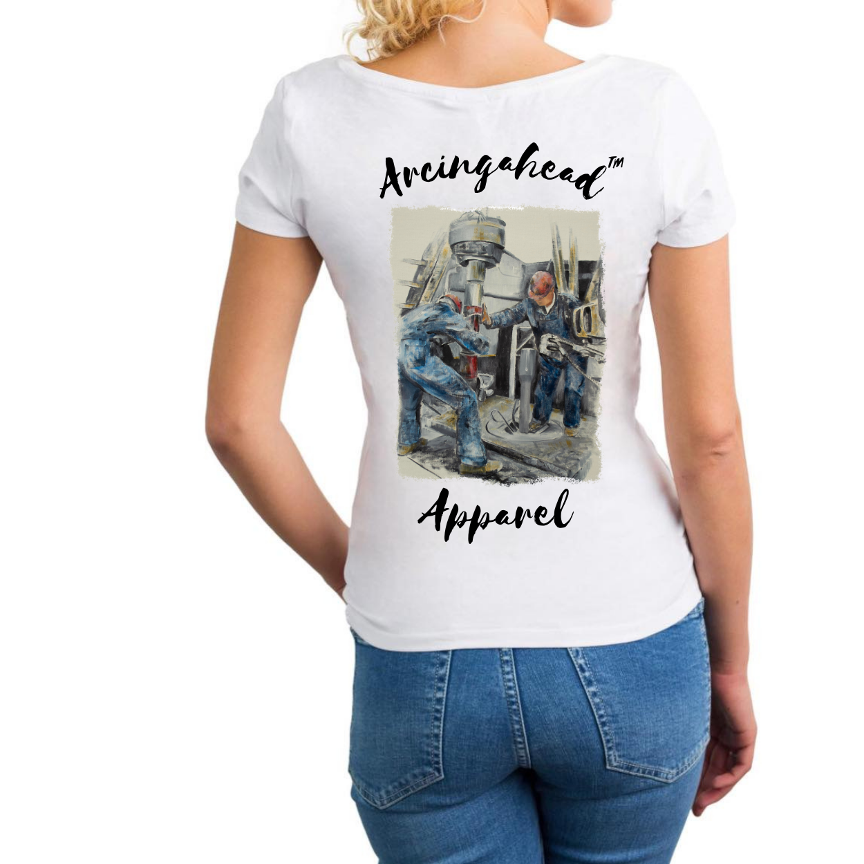 Onshore Oil Rig "babe" (man) T-shirt