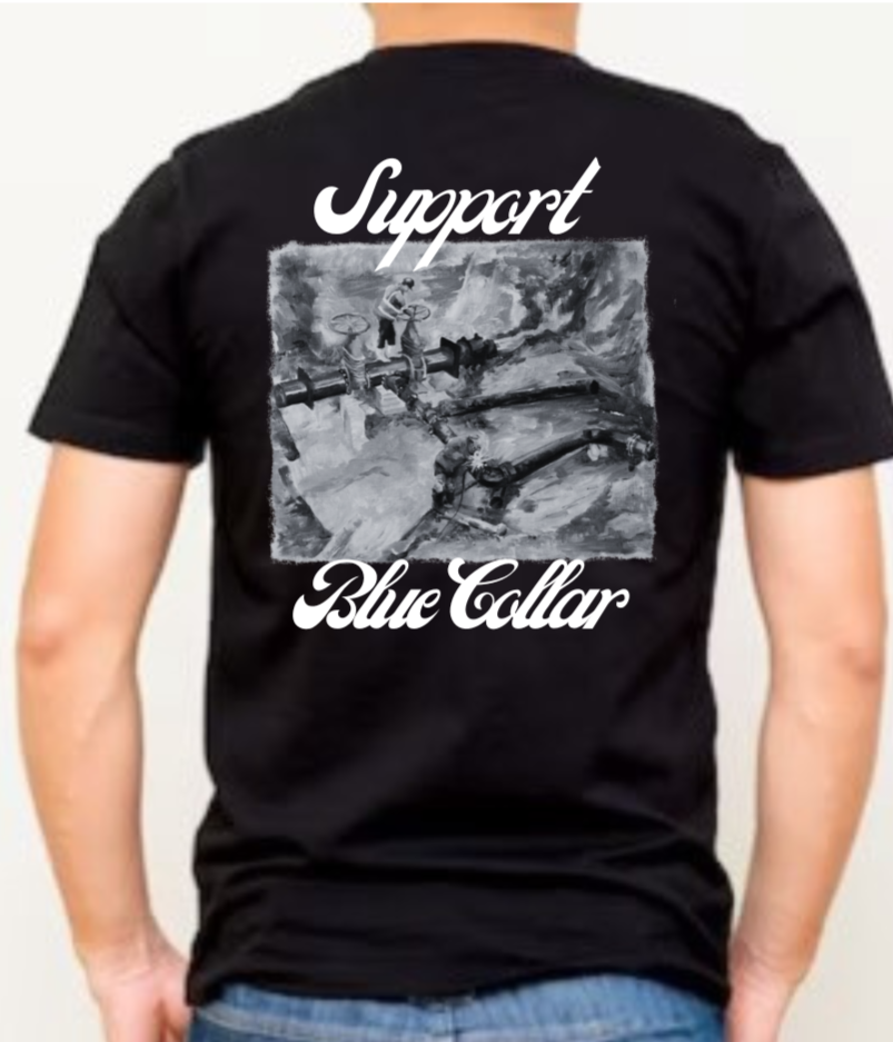 Pipefitter T-shirt (cursive)