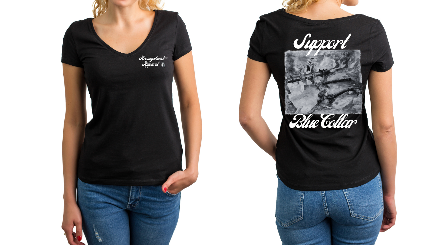 Pipefitter "babe" T-shirt (cursive)
