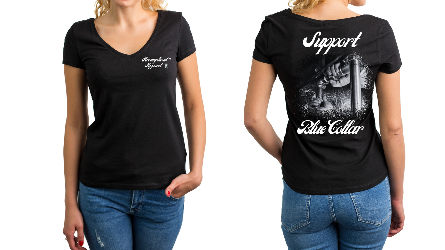 Plumber "babe" T-shirt (cursive)