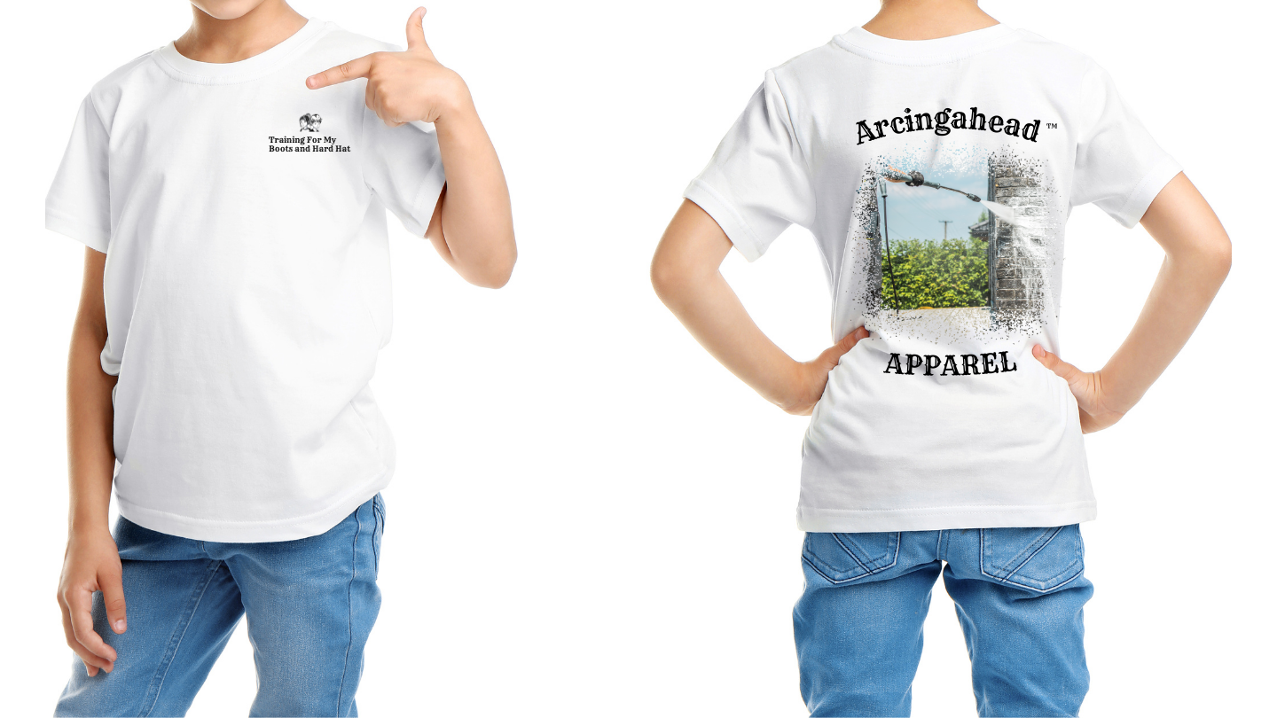 Kid's unisex pressure cleaning t-shirt