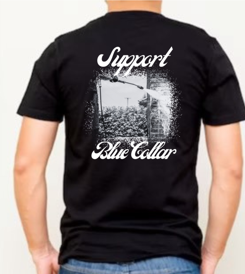 Pressure Cleaning T- shirt (cursive)