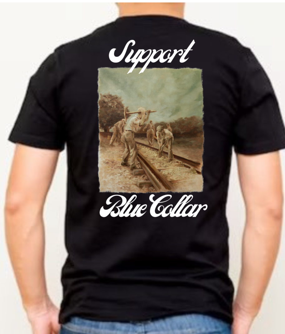 Rail Road Worker T-shirt (color)