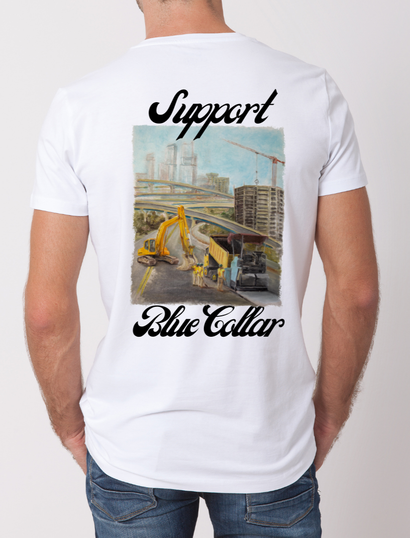 Road Construction Worker T-shirt (color)