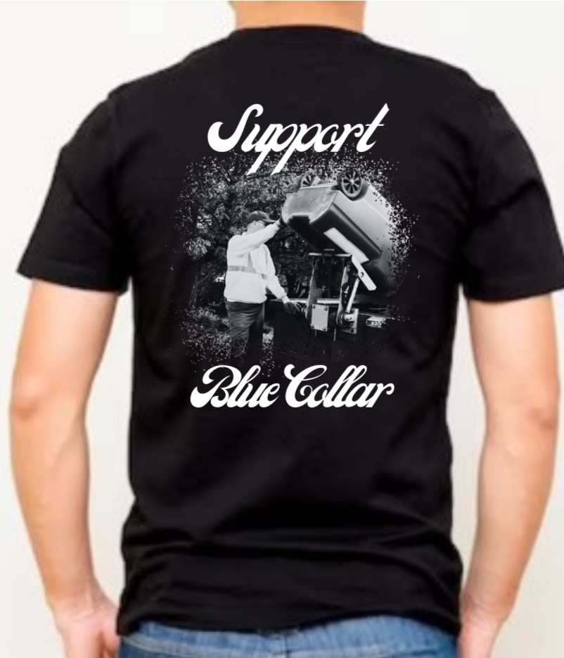 Sanitation Worker T-shirt (cursive)