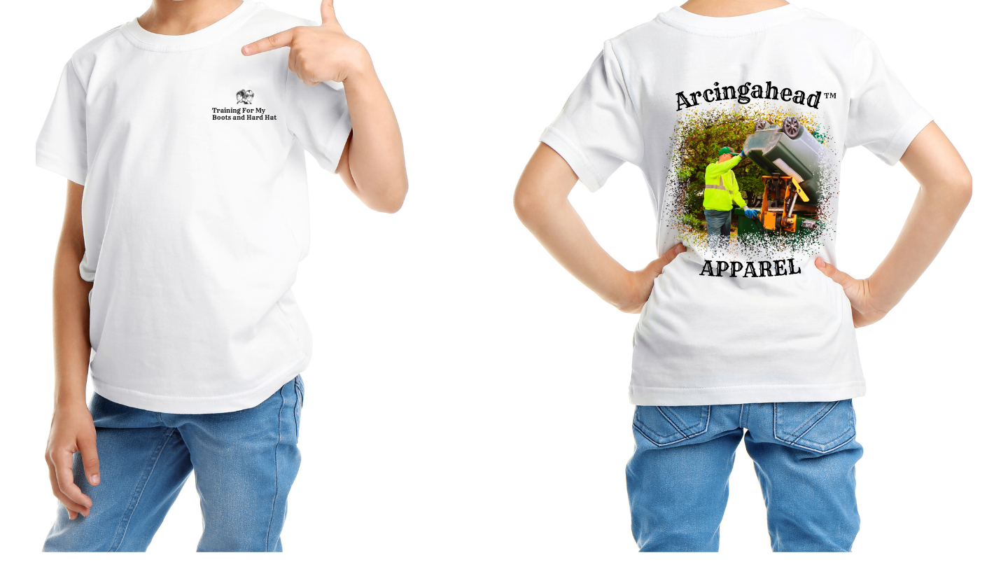 Kid's unisex sanitation worker T-shirt