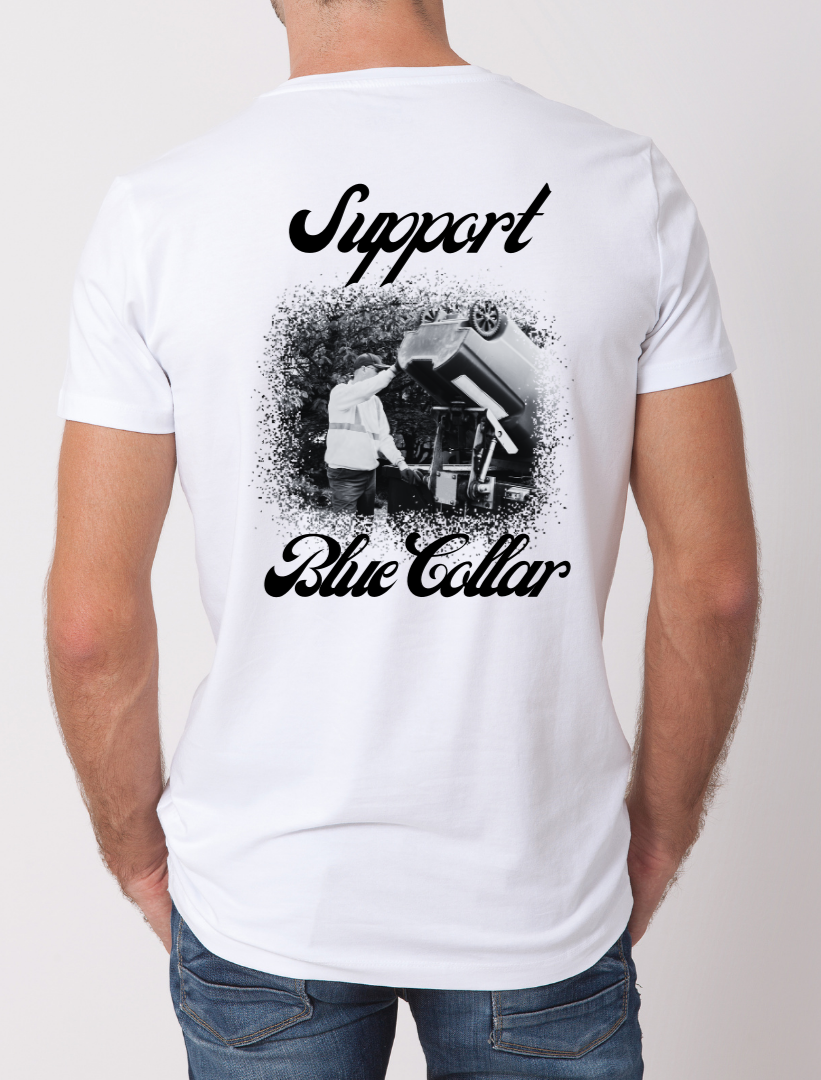 Sanitation Worker T-shirt (cursive)