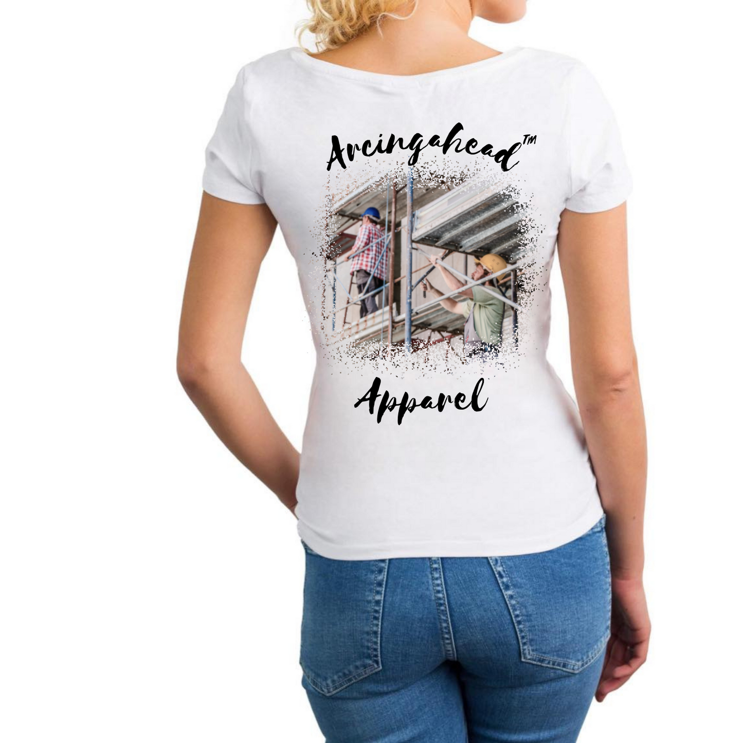 Scaffolding "babe" T-shirt