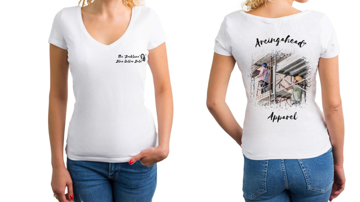 Scaffolding "babe" T-shirt