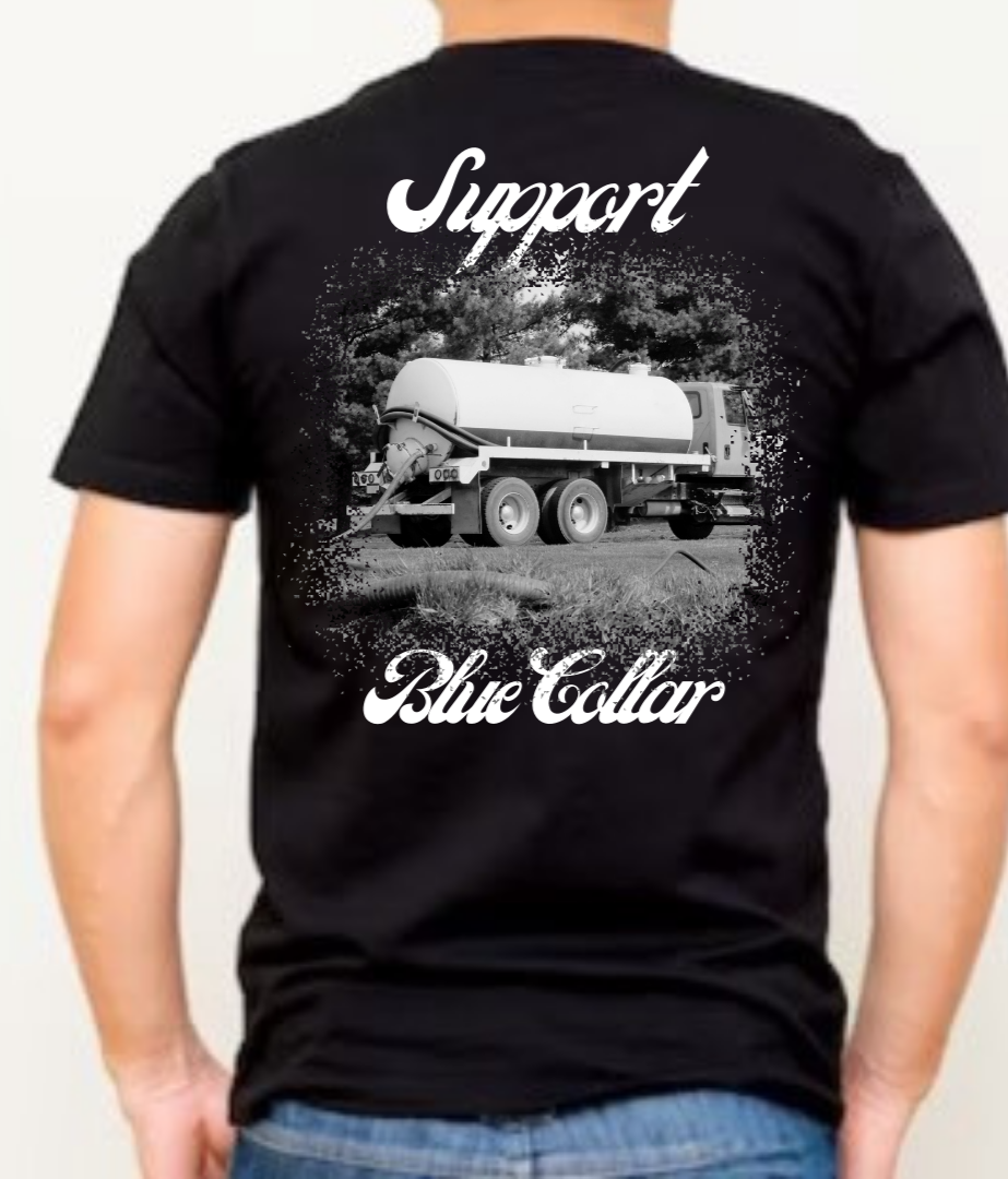 Septic Worker T-shirt (cursive)