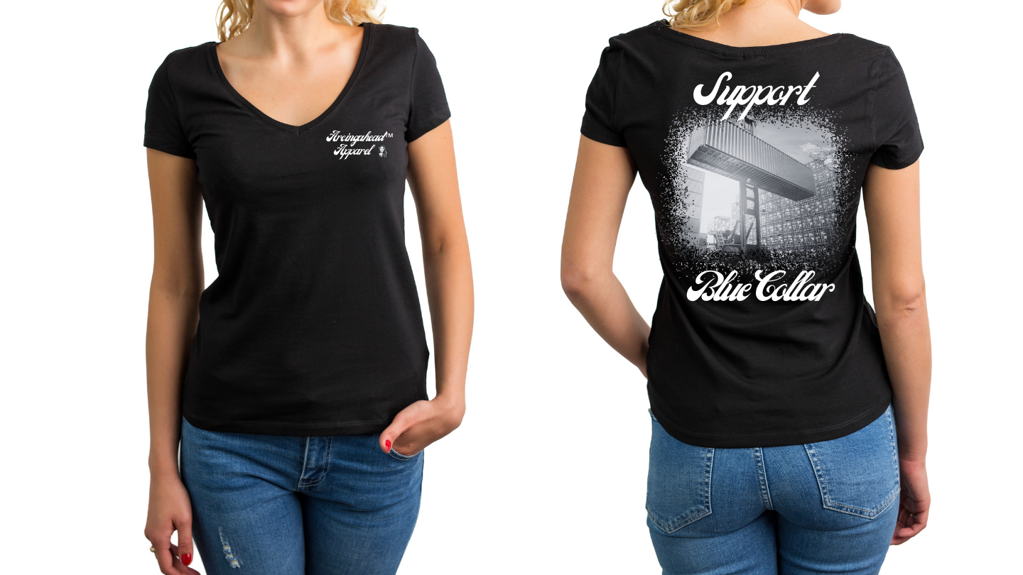 Ship Yard Worker "babe" T-shirt (cursive)