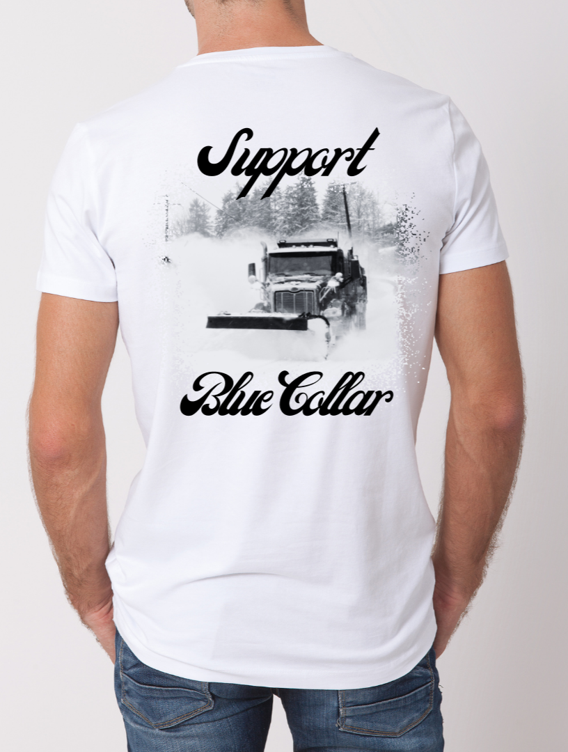 Snow Plow T-shirt (cursive)