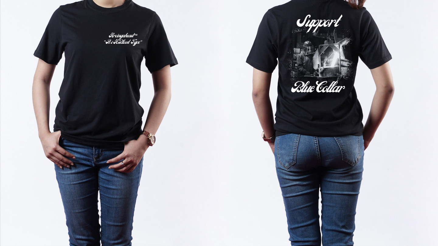 Steel Mill T-shirt (cursive)