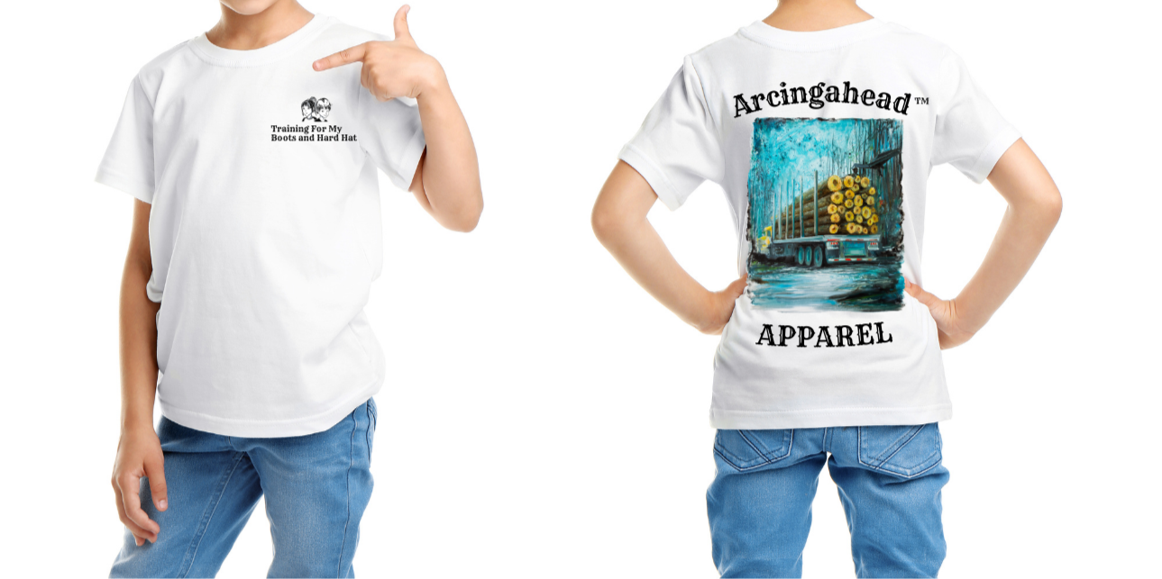 Camiseta Logger de manga corta Unisex Niño