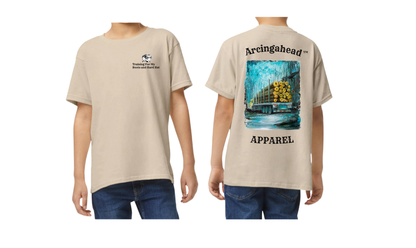 Camiseta Logger de manga corta Unisex Niño