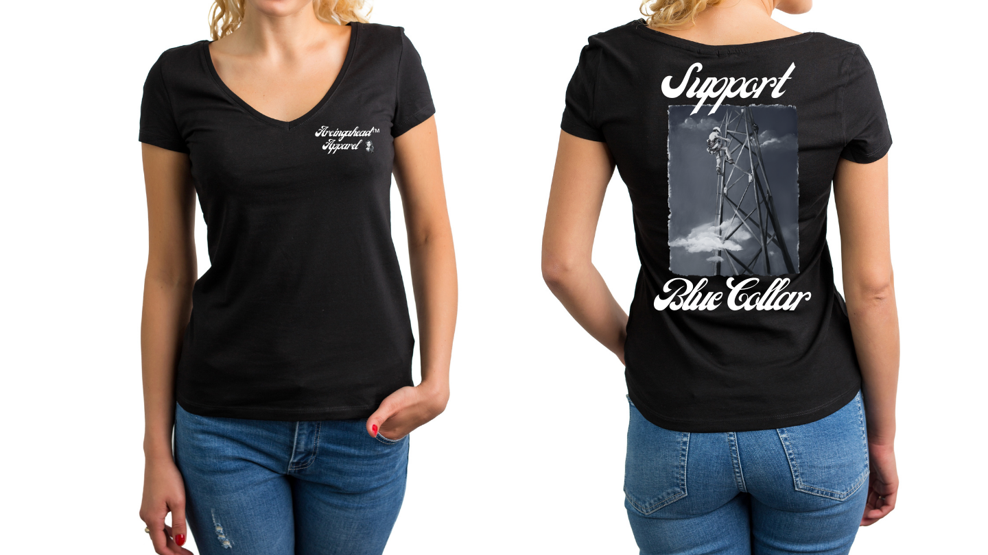 Tower Climber "babe" T-shirt (cursive)