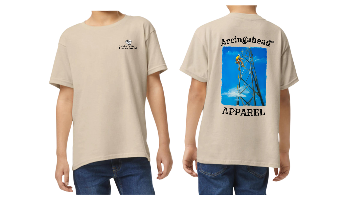 Kid's unisex tower climber t-shirt
