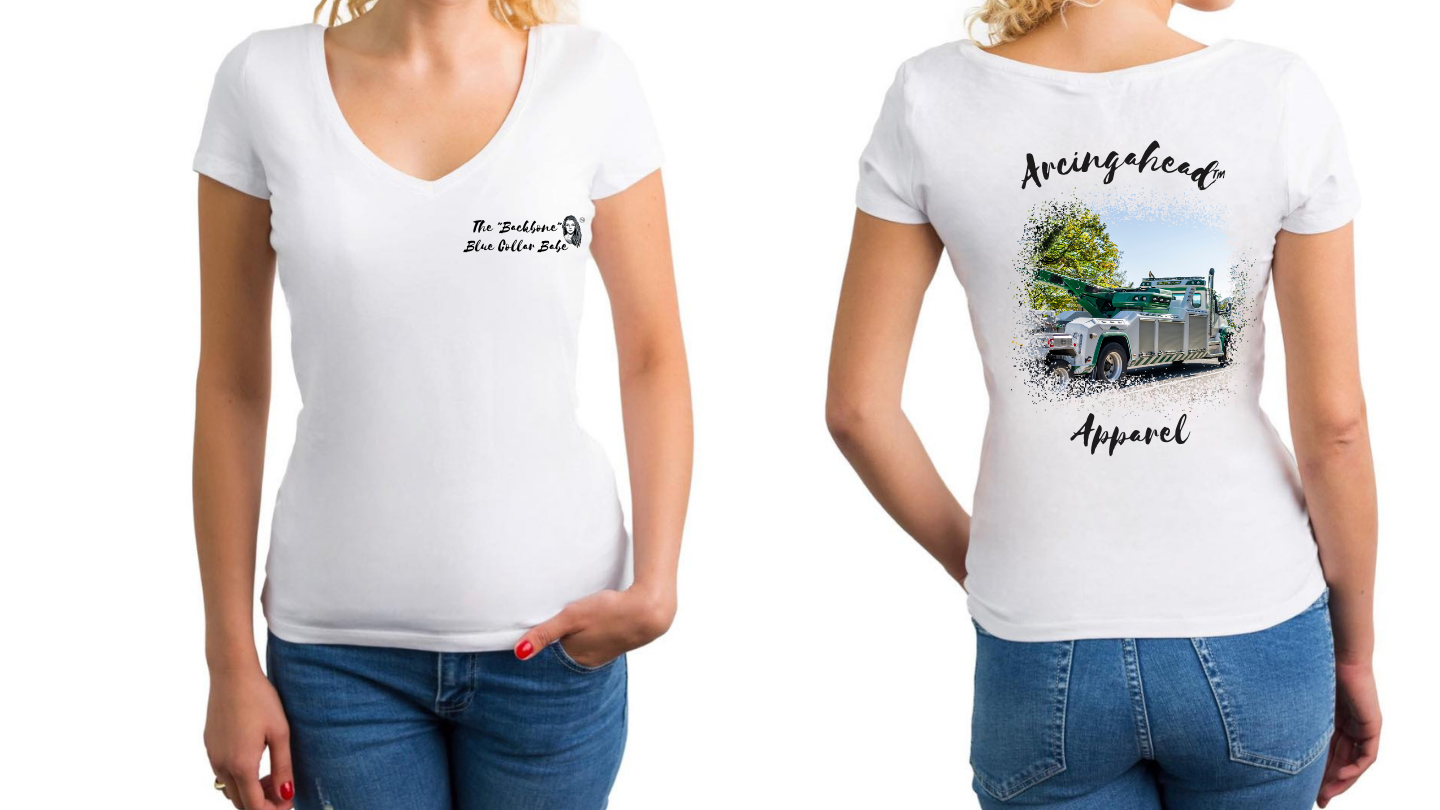 Tow Truck "babe" T-shirt