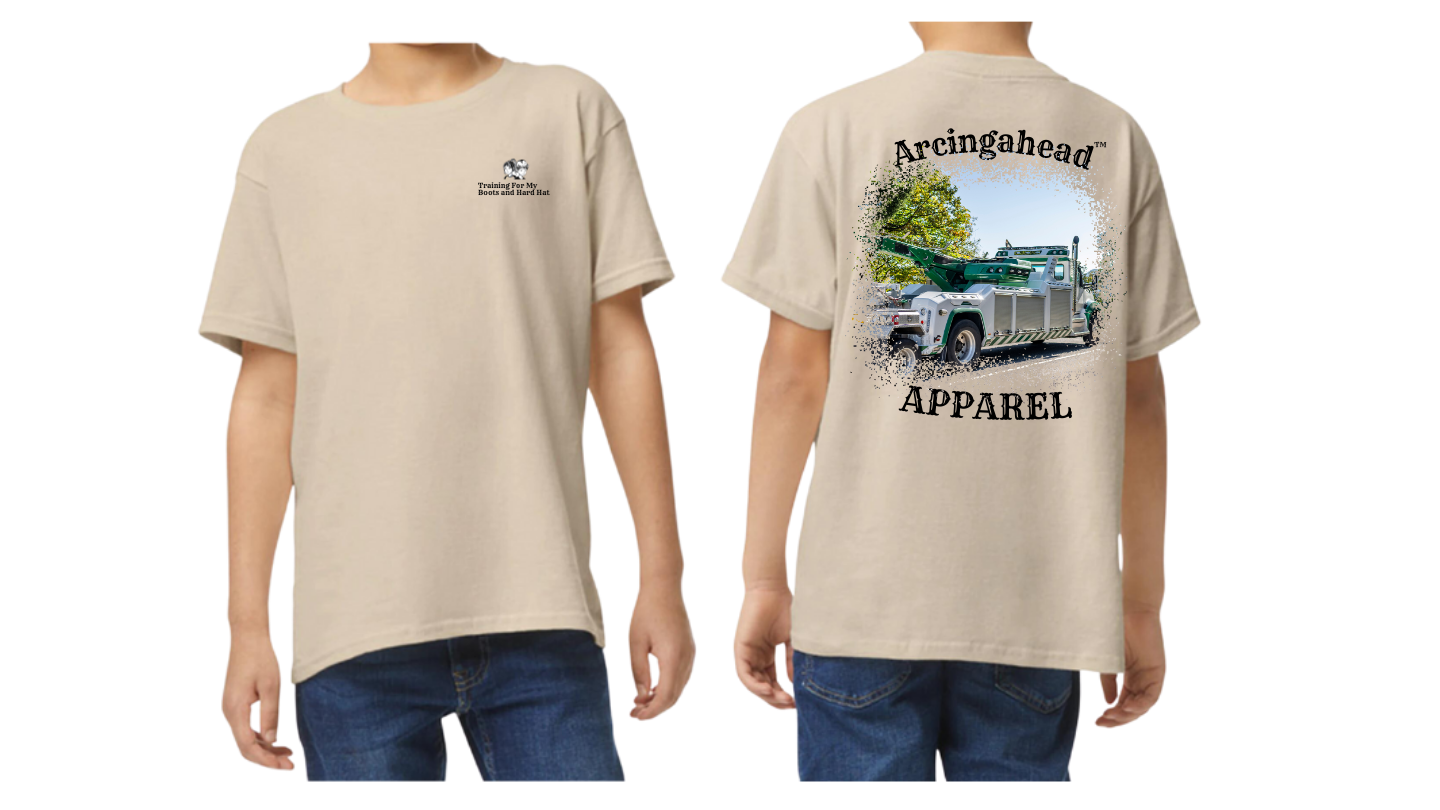 Kid's unisex tow truck t-shirt