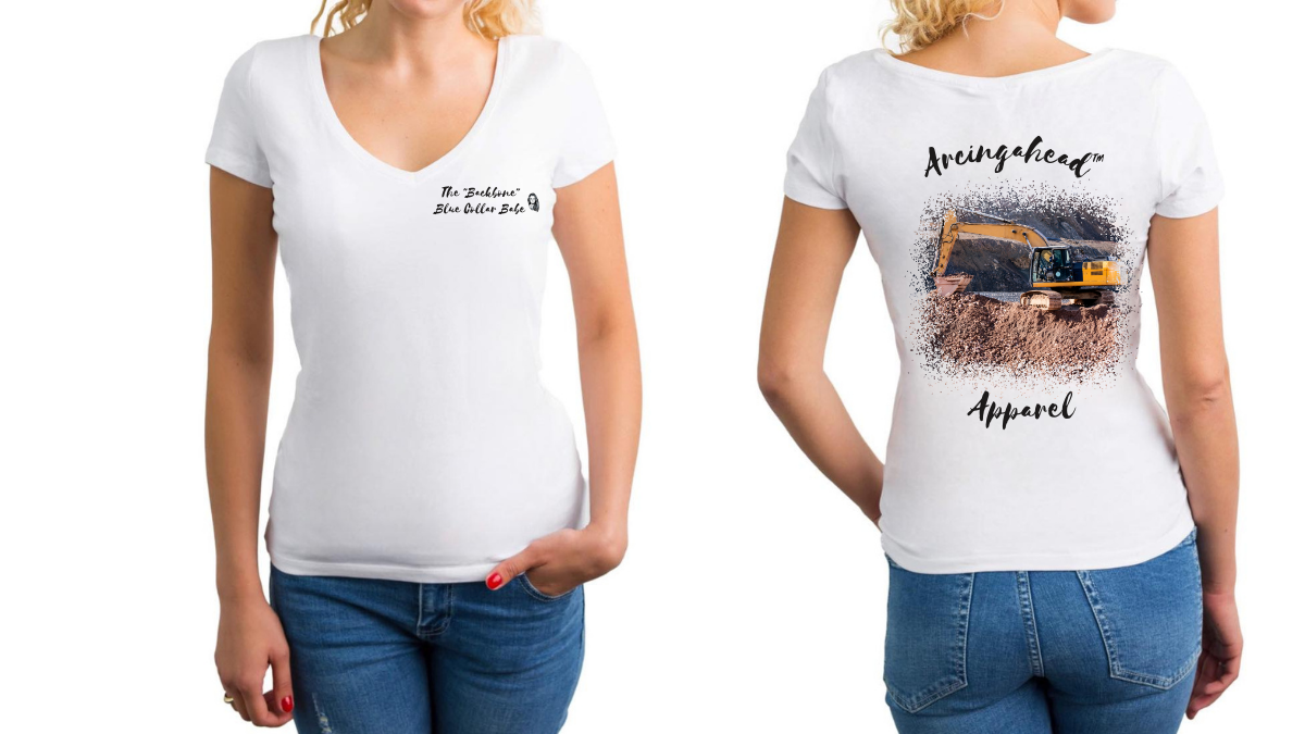 Trackhoe "babe" T-shirt