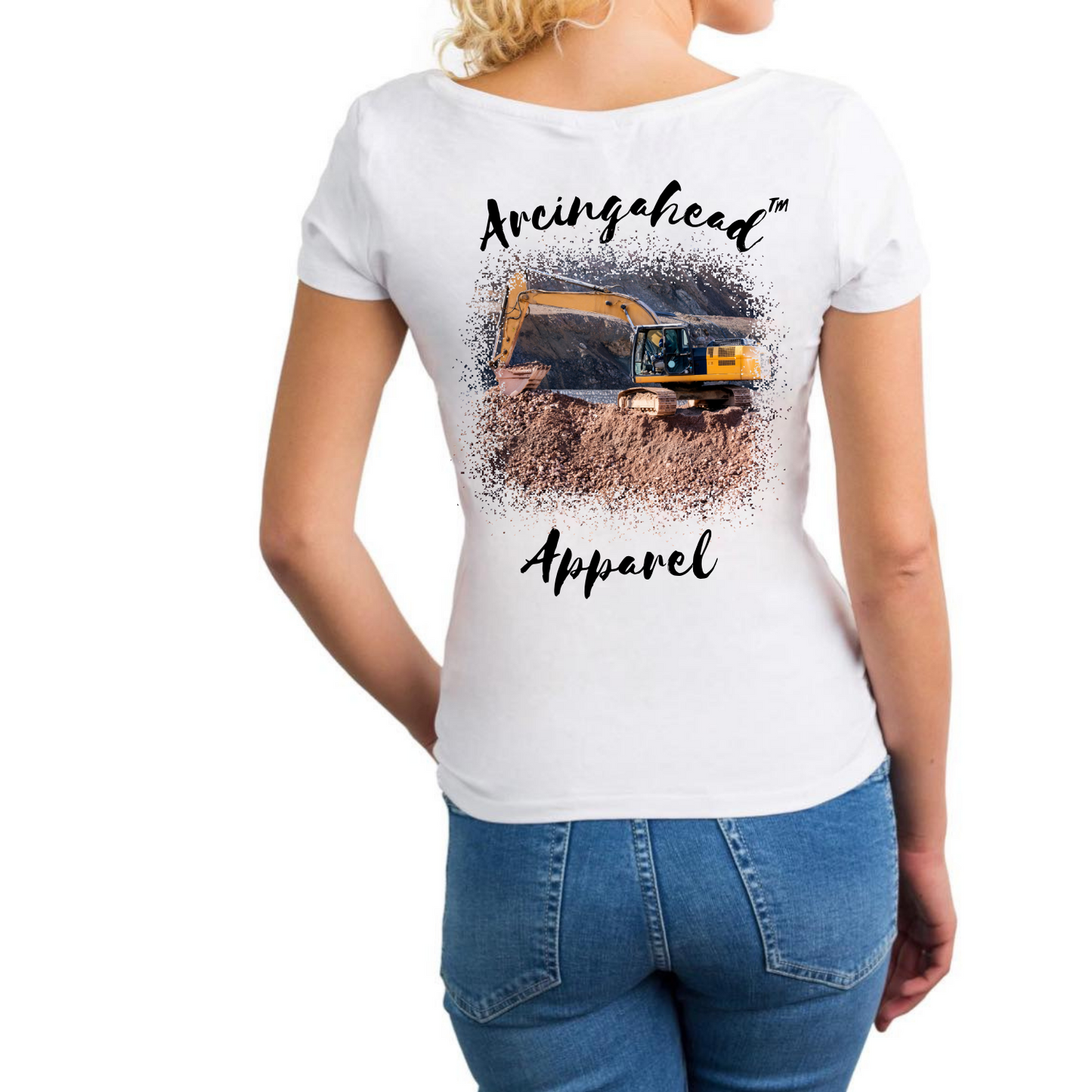 Trackhoe "babe" T-shirt