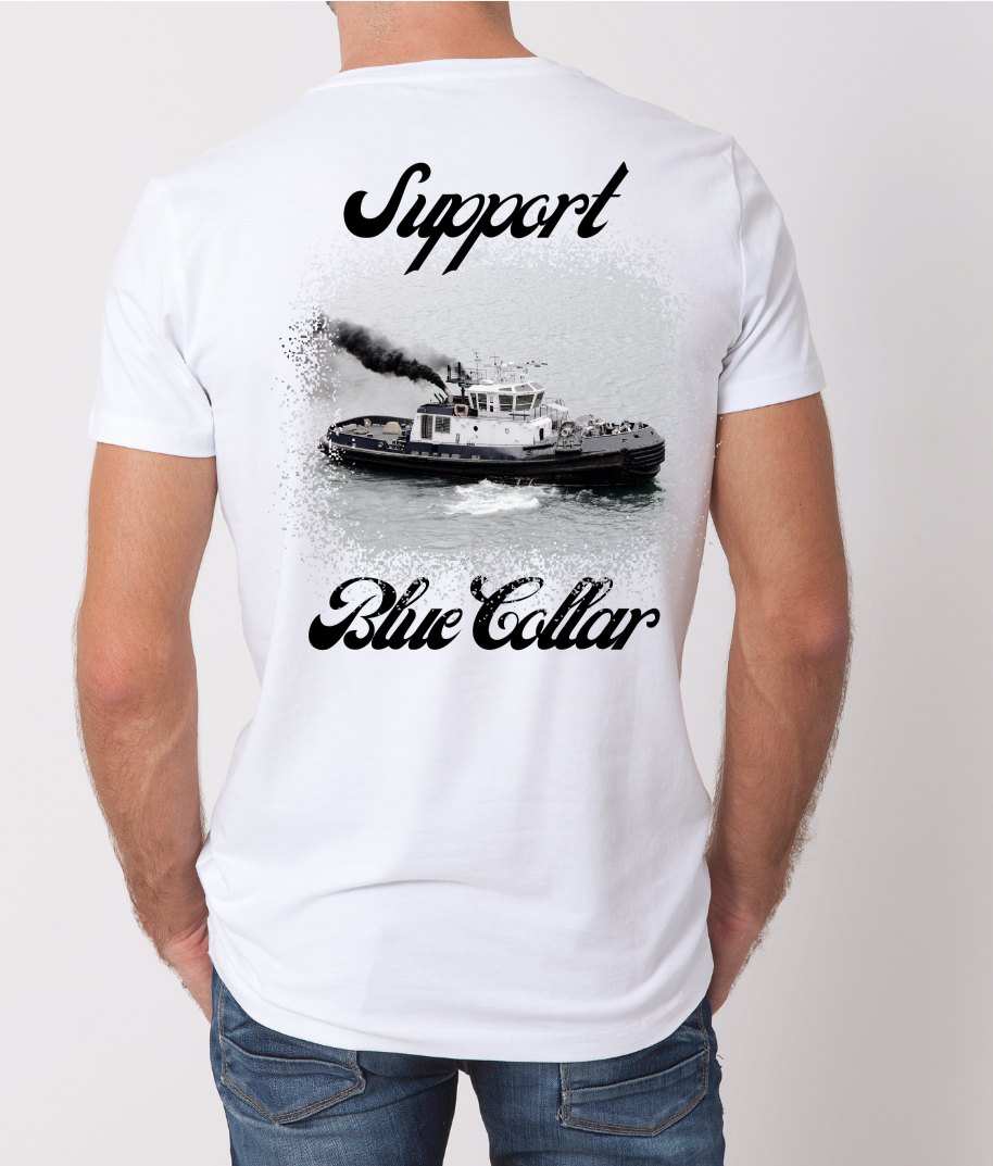 Tug Boat T-shirt (Cursive)