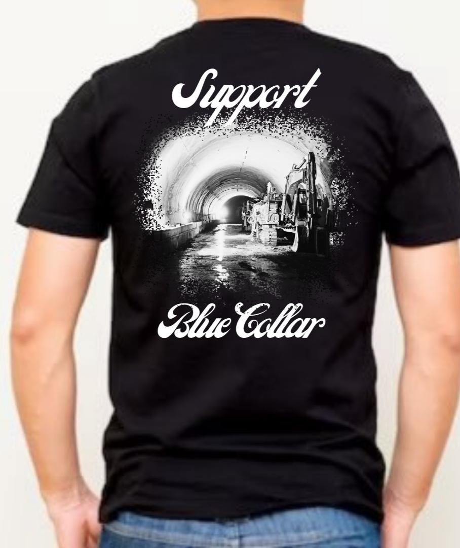 Tunnel Worker T-shirt (cursive)