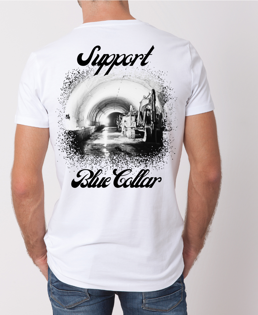 Tunnel Worker T-shirt (cursive)