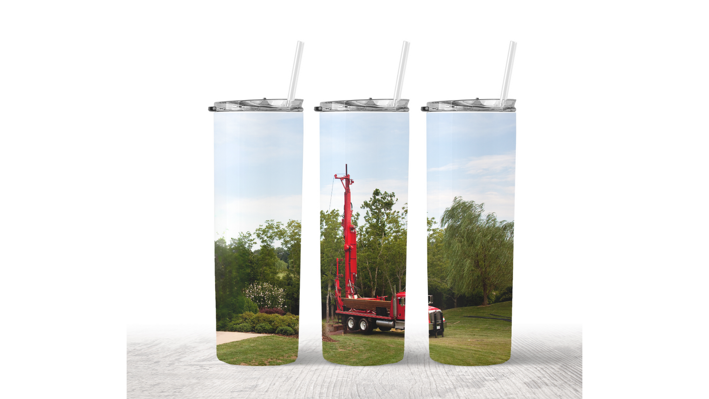 Well Drilling 20oz Tumbler